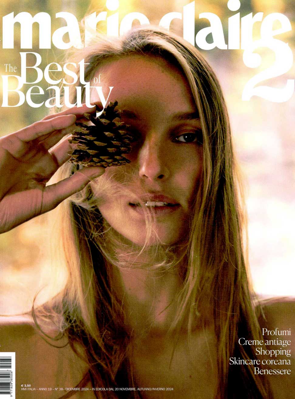 <span style="font-size:75%;">Rudy Profumi su Marie Claire</span><br>The Best of Beauty<br><span style="font-size:75%;">N°38 - Dicembre 2024</span>