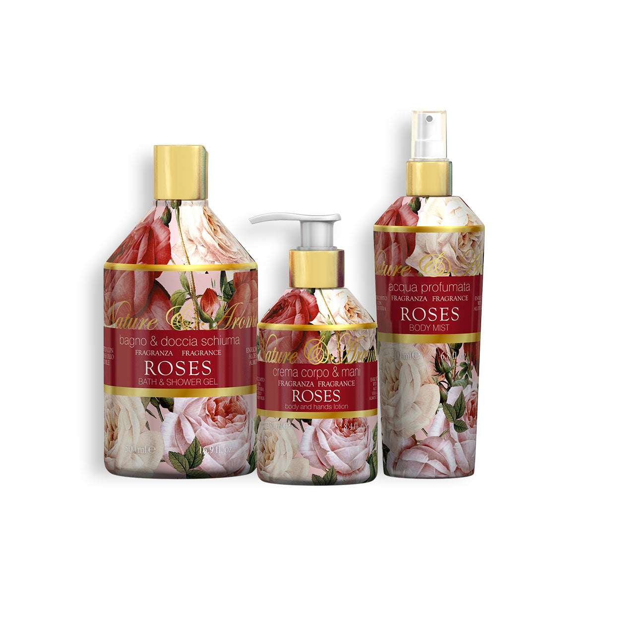 <b>Rose Elegance Bundle</b><br>Nature & Arome<br><i>Línea Roses</i>