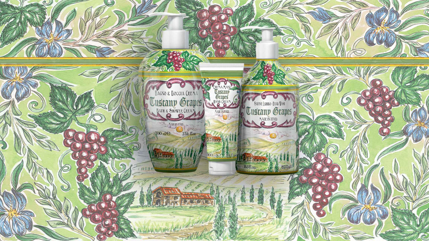 <b>Hand Cream 100 mL</b></br><i>Tuscany grapes range</i>