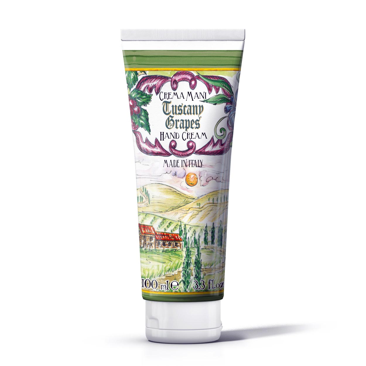 <b>Crema Mani da 100 mL</b></br><i>Linea Tuscany grapes</i>