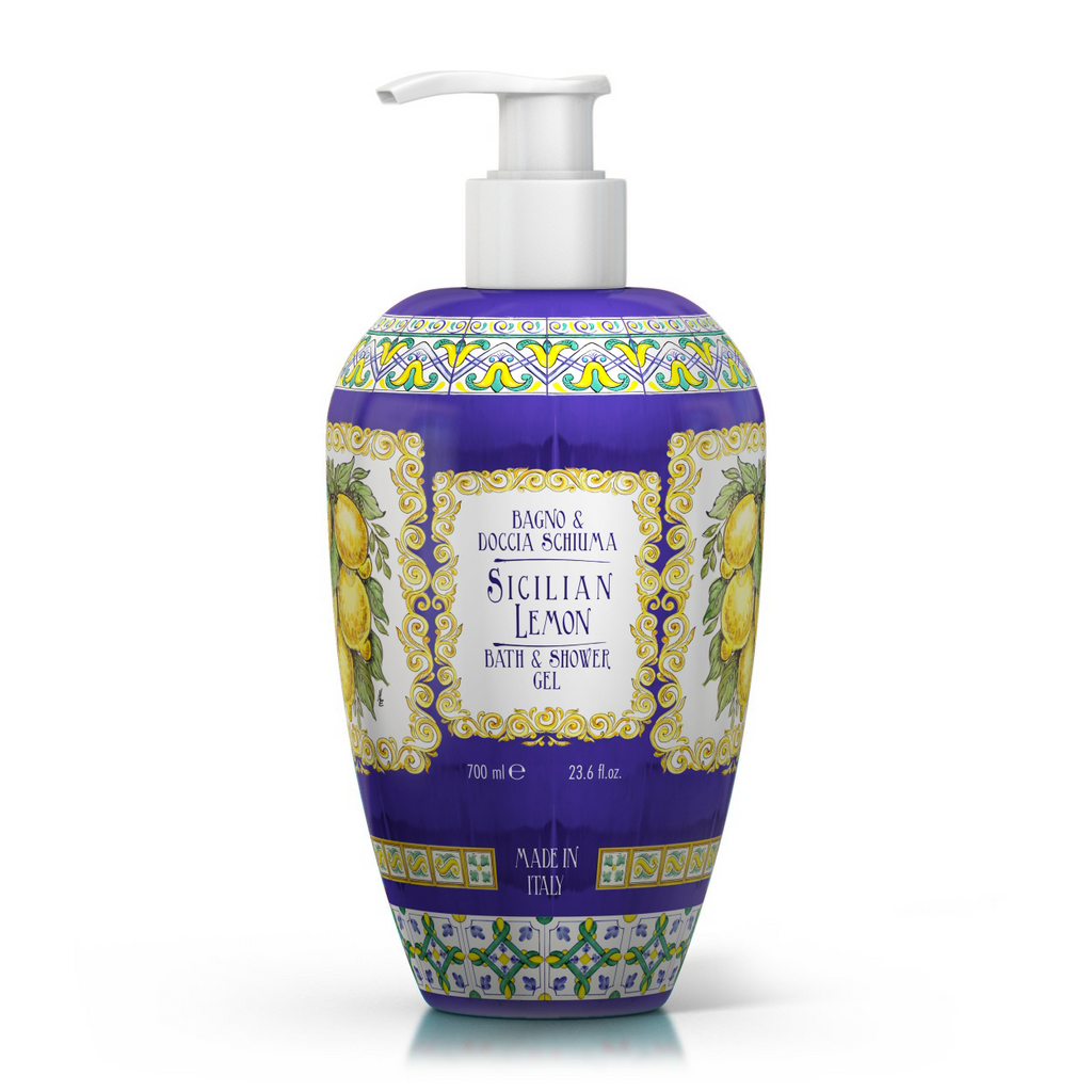 Delicate bath and shower gel 700 mL - Sicilian Lemon range